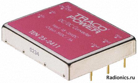 Преобразователь напряжения TRACO POWER,TEN 25