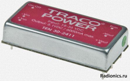 Преобразователь напряжения TRACO POWER,TEN 30