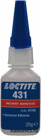 Клей цианоакрилатный Loctite 431